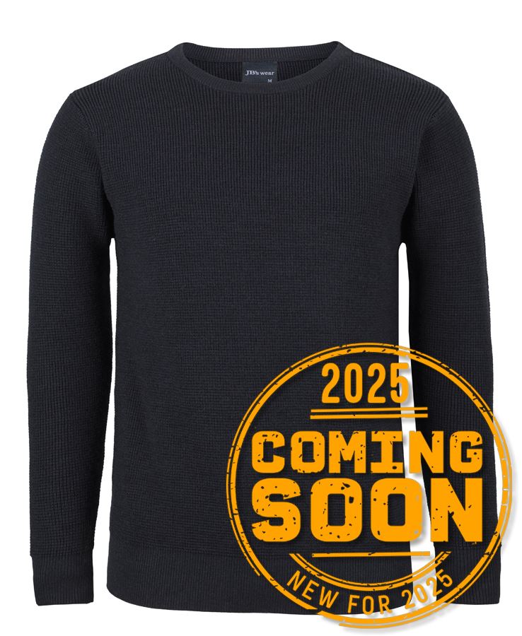 JB's Chunky Crew Neck Jumper Black JB's Chunky Crew Neck Jumper Black