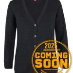 JB's Ladies Anti-Bacterial ISO 20645 Cardigan Black