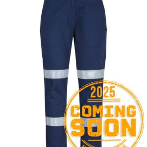 JB's Ladies Multi Pkt Stretch Twill Pant with D+N Tape Navy
