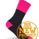 JB's Ladies Ultra Thick Bamboo Work Sock Black/Pink