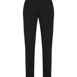 Mens Siena Slim Fit Flat Front Pant (Regular) Black