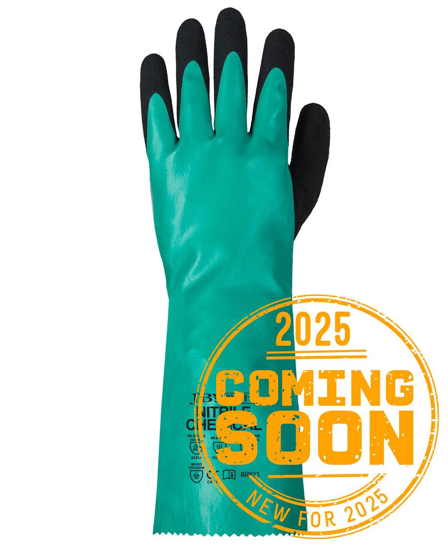JB's Type A Nitrile Chemical Glove Green/Black