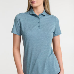 Womens Phoenix Short Sleeve Polo Ocean Marle
