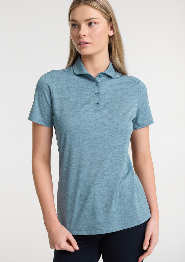 Womens Phoenix Short Sleeve Polo Ocean Marle