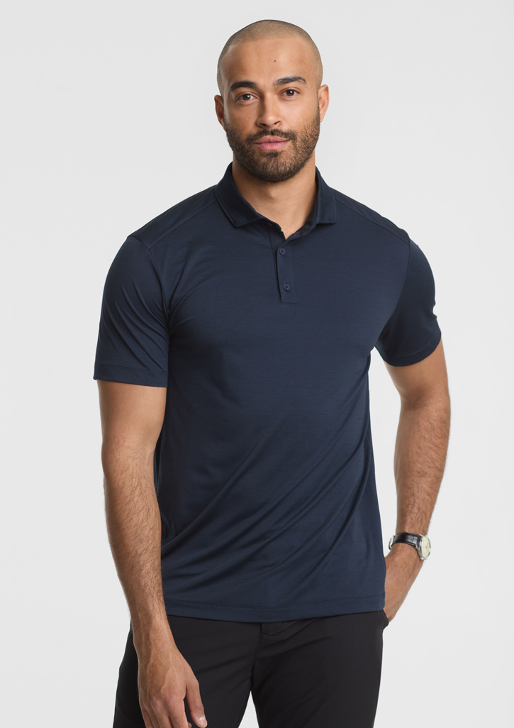 Mens Phoenix Short Sleeve Polo Navy