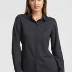 Womens Venture Long Sleeve Shirt Black
