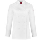 Womens Al Dente Long Sleeve Chef Jacket White