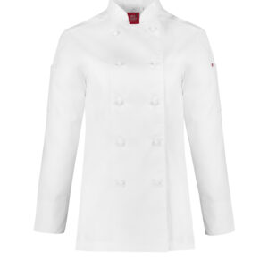 Womens Al Dente Long Sleeve Chef Jacket White