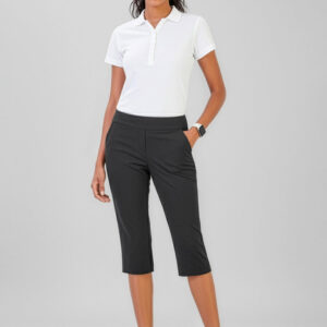 Womens Jane 3/4 Length Stretch Pant Black