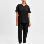 Pulse Womens Jogger Scrub Pant Black