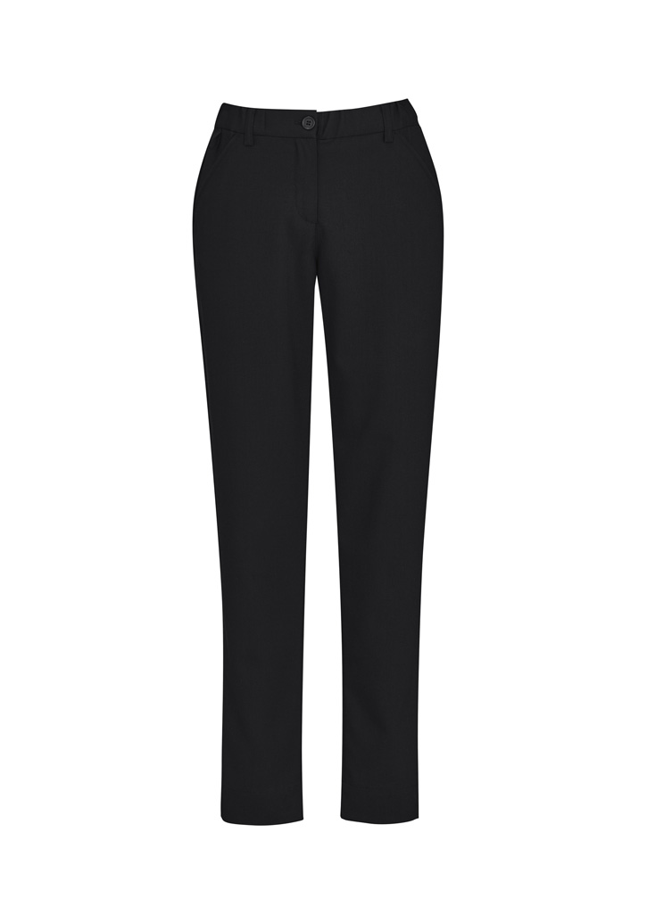Womens Comfort Waist Slim Leg Pant Black Womens Comfort Waist Slim Leg Pant Black