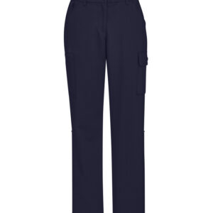 Womens Comfort Waist Cargo Pant Navy