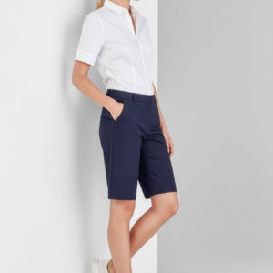 Womens Comfort Waist Cargo Short Navy