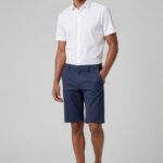 Mens Comfort Waist Cargo Short Navy
