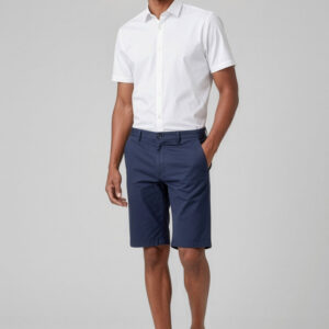 Mens Comfort Waist Cargo Short Navy