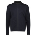 Mens Nova Zip Front Jumper Navy Marle