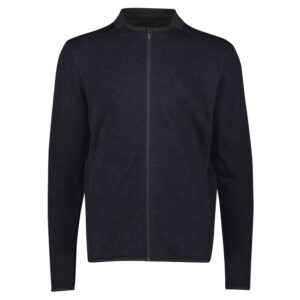 Mens Nova Zip Front Jumper Navy Marle
