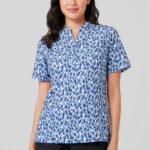 Womens Florence Stardust Print Tunic Navy
