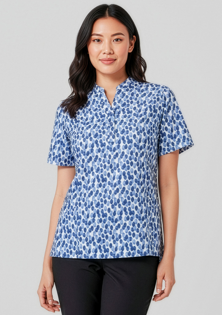 Womens Florence Stardust Print Tunic Navy