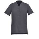 Womens Florence Plain Tunic Charcoal