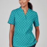 Womens Florence Daisy Print Tunic Teal