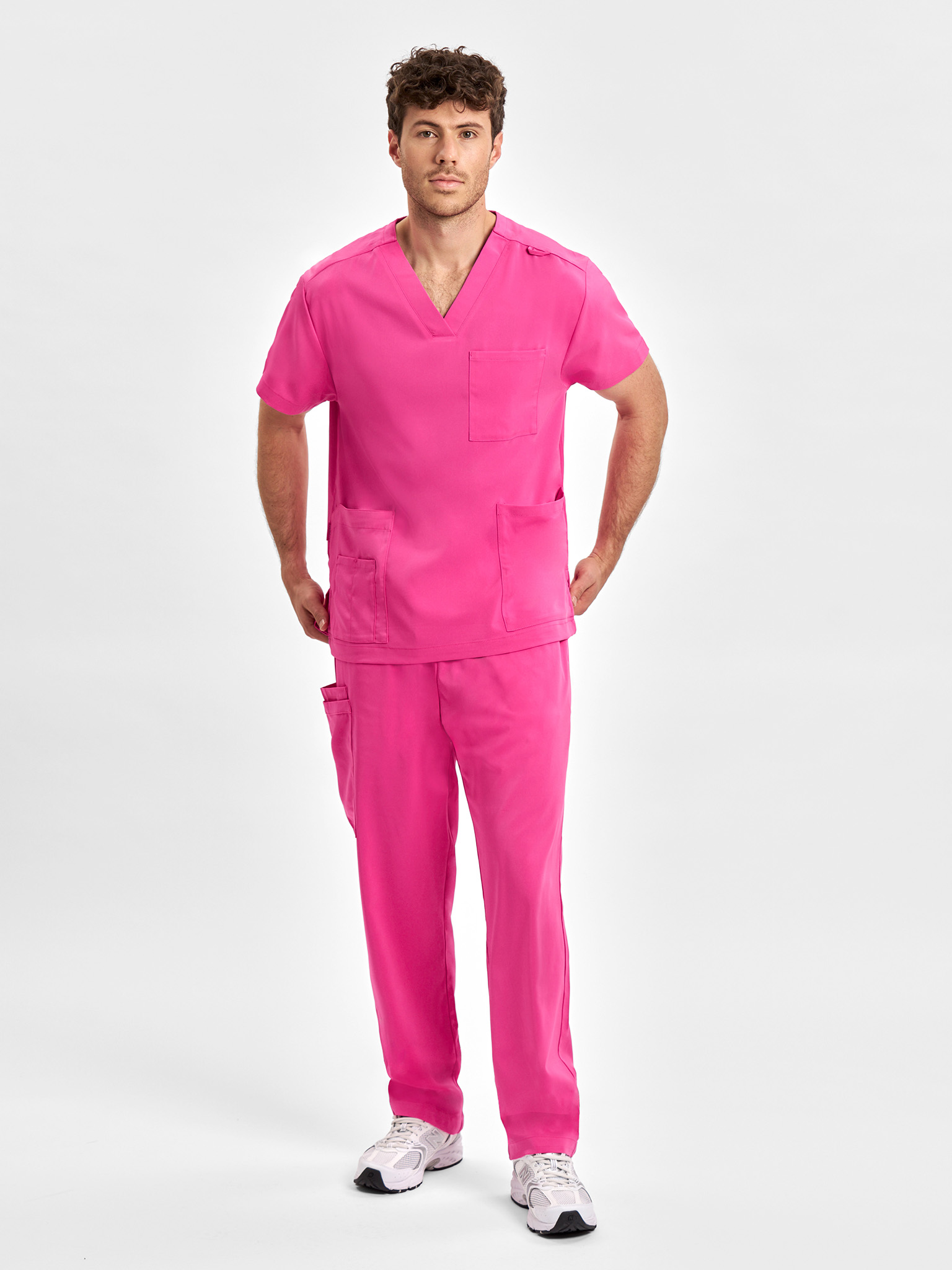 Pink Unisex Scrub Pant Pink Pink Unisex Scrub Pant Pink