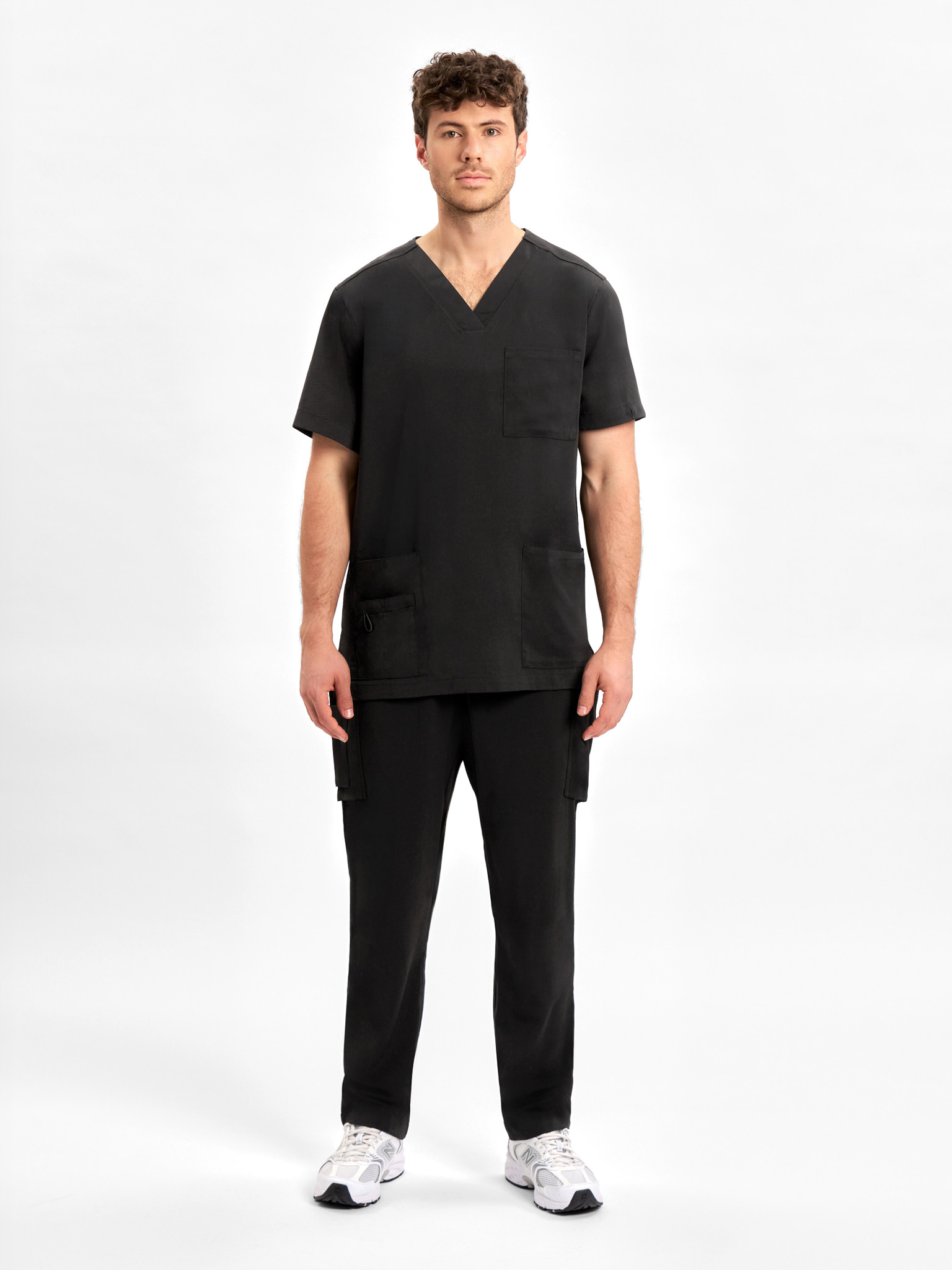 Avery Mens Straight Leg Scrub Pant Black Avery Mens Straight Leg Scrub Pant Black