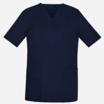 Tokyo Womens Scrub Top Midnight Navy