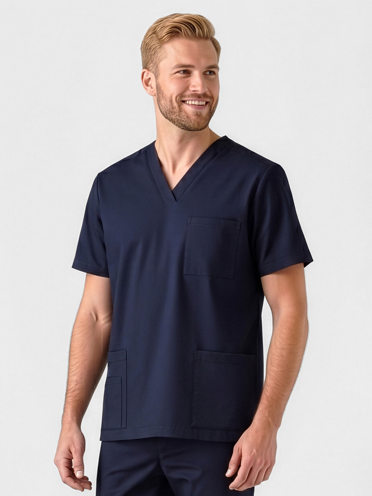 Tokyo Mens Scrub Top Midnight Navy Tokyo Mens Scrub Top Midnight Navy