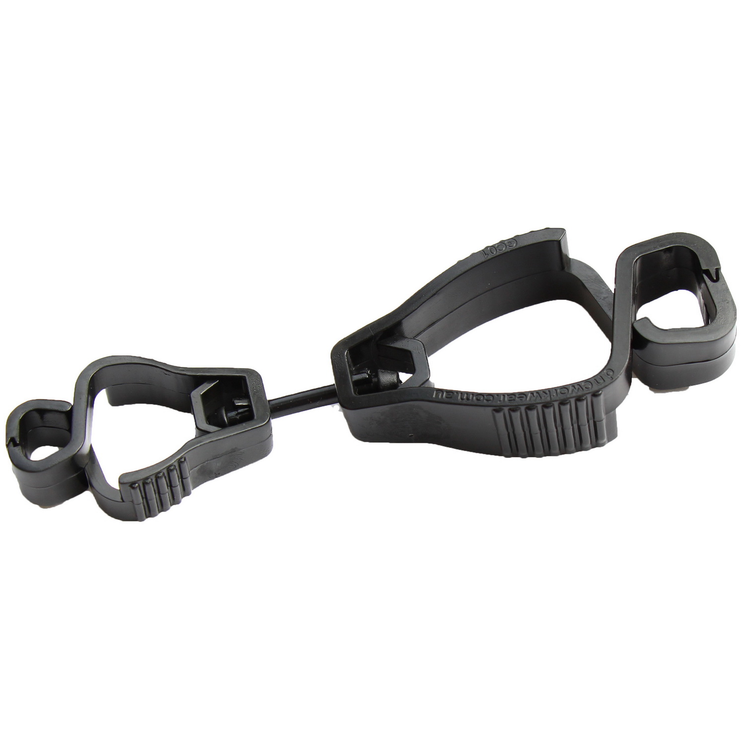 Super Jaws Glove Clip Black