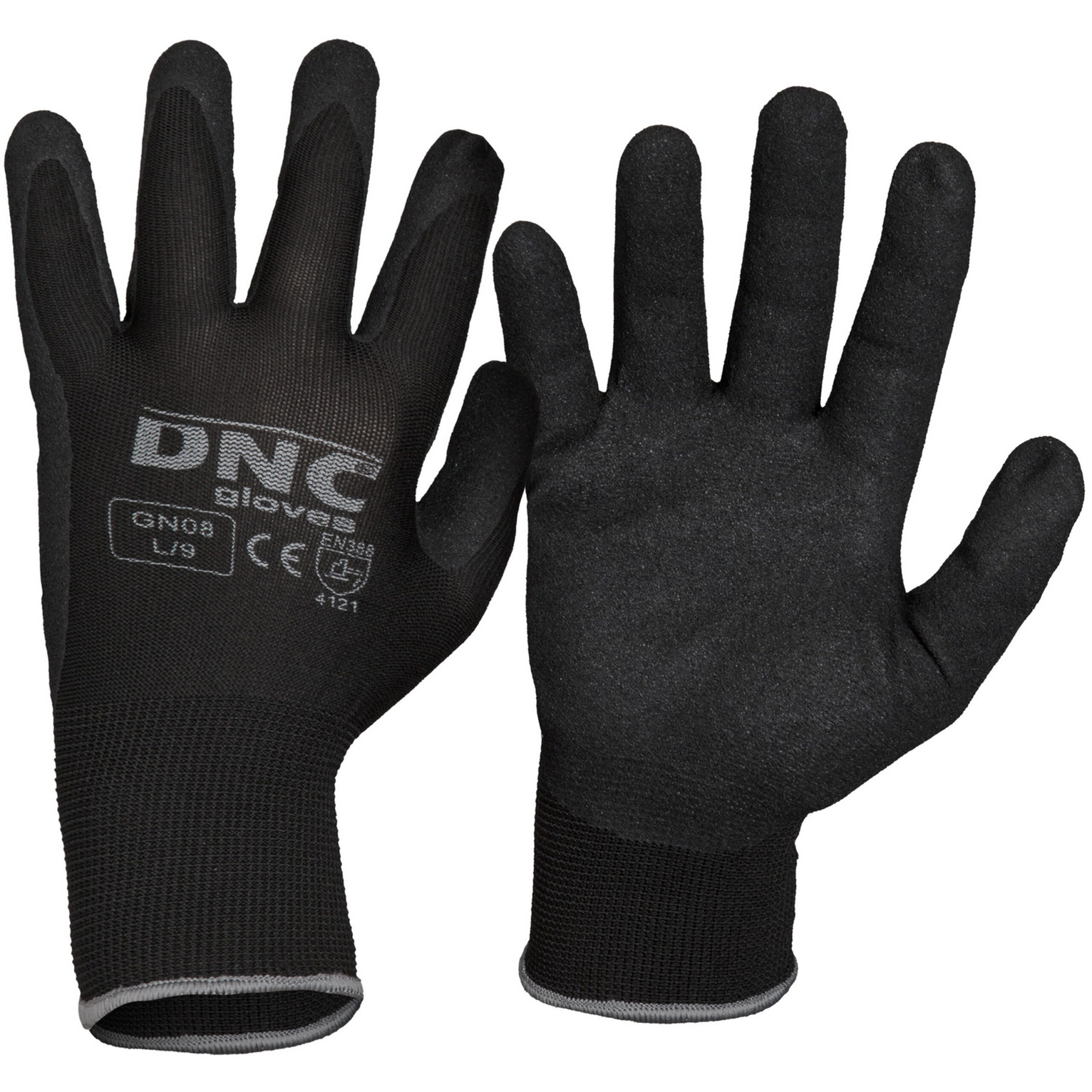 Nitrile Sandy Finish Black/Black