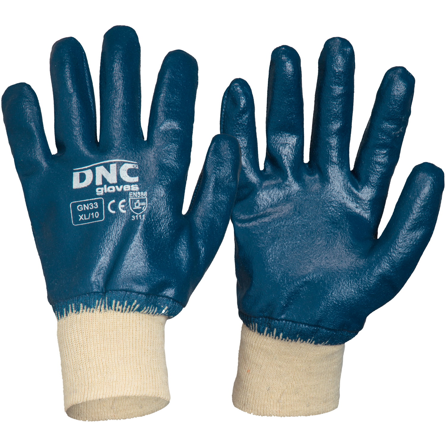 Blue Nitrile Full Dip Blue/Nature Blue Nitrile Full Dip Blue/Nature