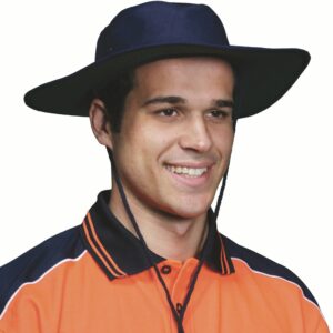 canvas hat with toggle Navy