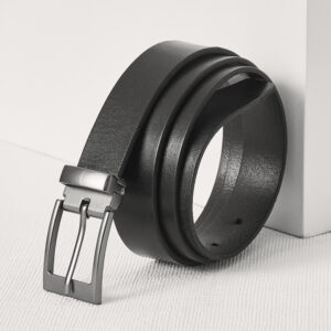 Mens Leather Belt Black