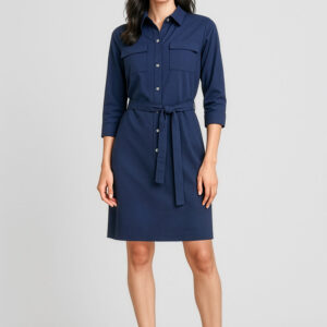 Womens Chloe Dress Navy