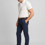 Mens Traveller Modern Stretch Chino Pant Navy
