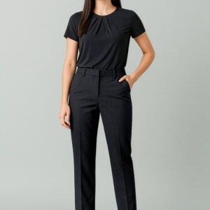 Womens Renew Tapered Adjustable Waist Pant Pencil Black