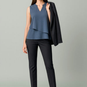 Womens Renew Mid-Waist Slim Leg Pant Pencil Black