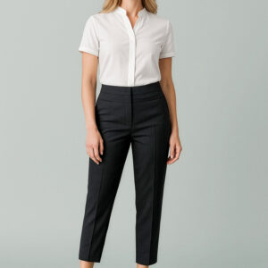 Womens Renew 7/8 Mid-Waist Slim Leg Pant Pencil Black