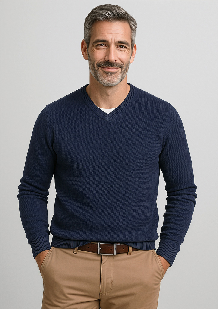 Mens Osaka Pineapple Knit Jumper Navy Mens Osaka Pineapple Knit Jumper Navy