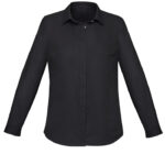 Womens Charlie Long Sleeve Shirt Black