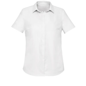 Womens Charlie Short Sleeve Shirt White