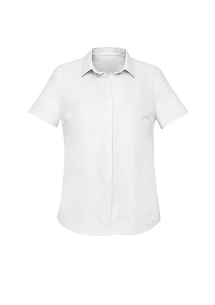 Womens Charlie Short Sleeve Shirt White Womens Charlie Short Sleeve Shirt White