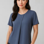 Womens Sydney Short Sleeve T-Top Storm Blue