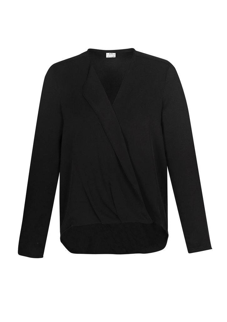 Womens Lily Hi-Lo Blouse Black Womens Lily Hi-Lo Blouse Black