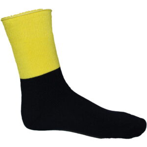 Extra Thick Hi-Vis 2 Tone Bamboo Socks Yellow/Navy