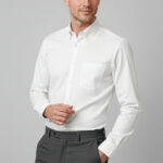 Mens Dalton Long Sleeve Shirt White