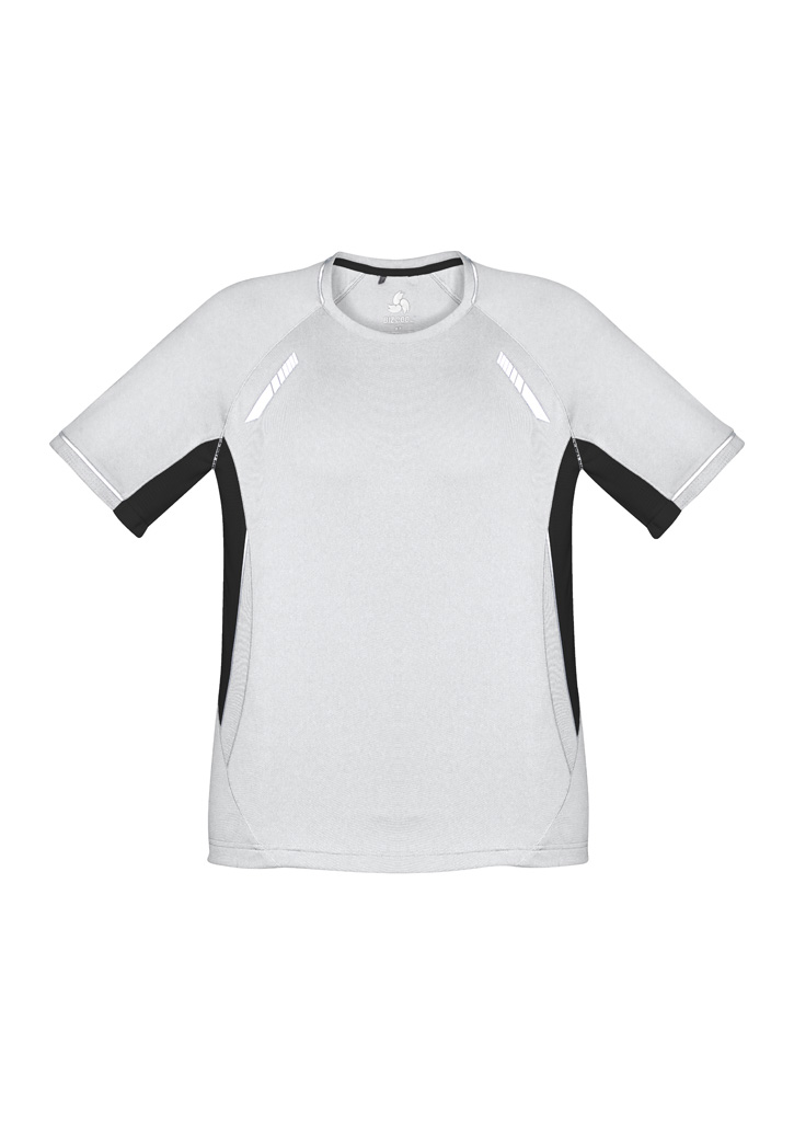 Kids Renegade Short Sleeve Tee White/Black/Silver