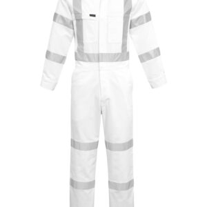 Mens Bio Motion X Back Overall White