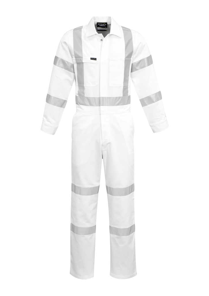 Mens Bio Motion X Back Overall White
